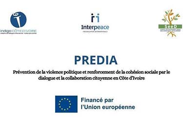 Fin du projet PREDIA (Prévention de la violence politique et renforcement de la cohésion sociale par le dialogue et la collaboration citoyenne en Côte d'Ivoire).